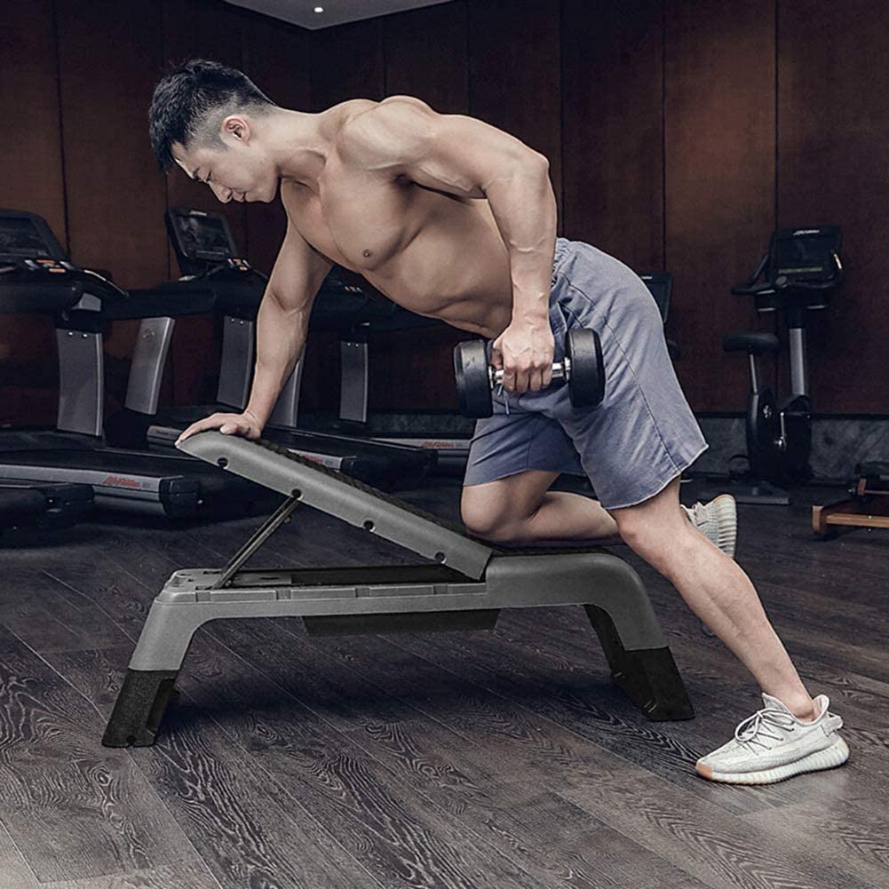 Multifunctional Aerobic Step Fitness Stepper, Fitness Multi-Purpose Fitness  Station Deck for Step, Weight Training, Bootcamps